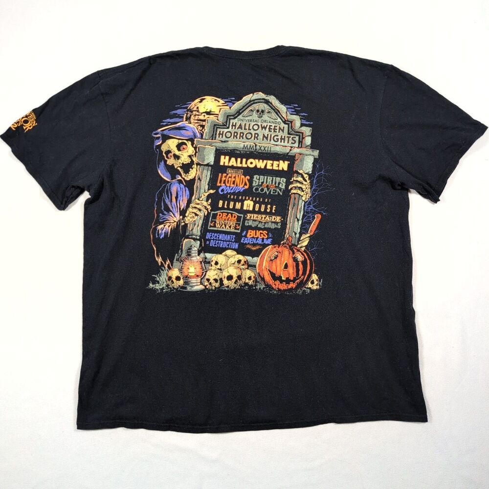 2022 Universal Studios Orlando Halloween Horror Nights Shirt Mens 2XL Death